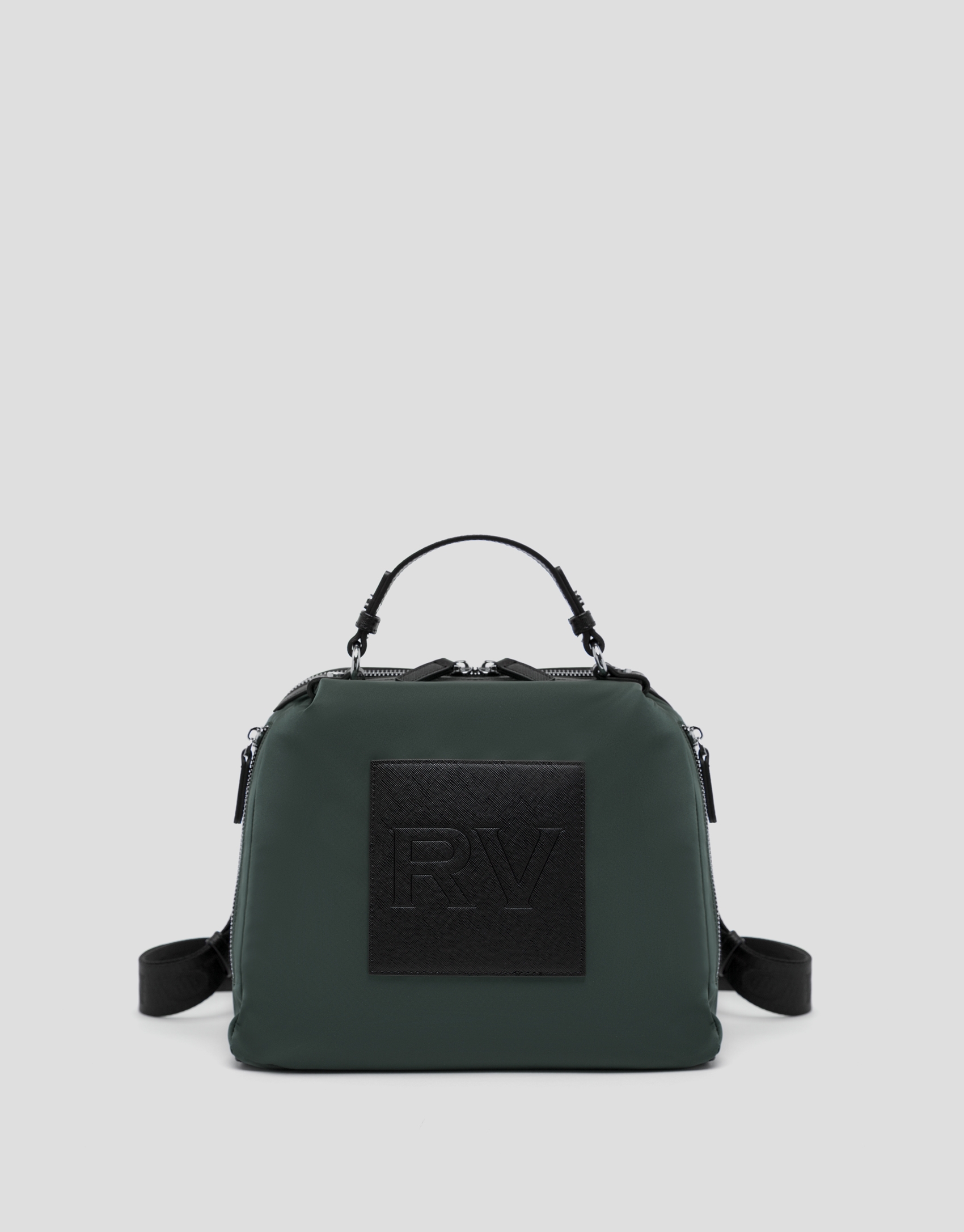 Grayish green nylon Dalhia backpack