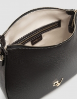 Black leather Cuca hobo bag