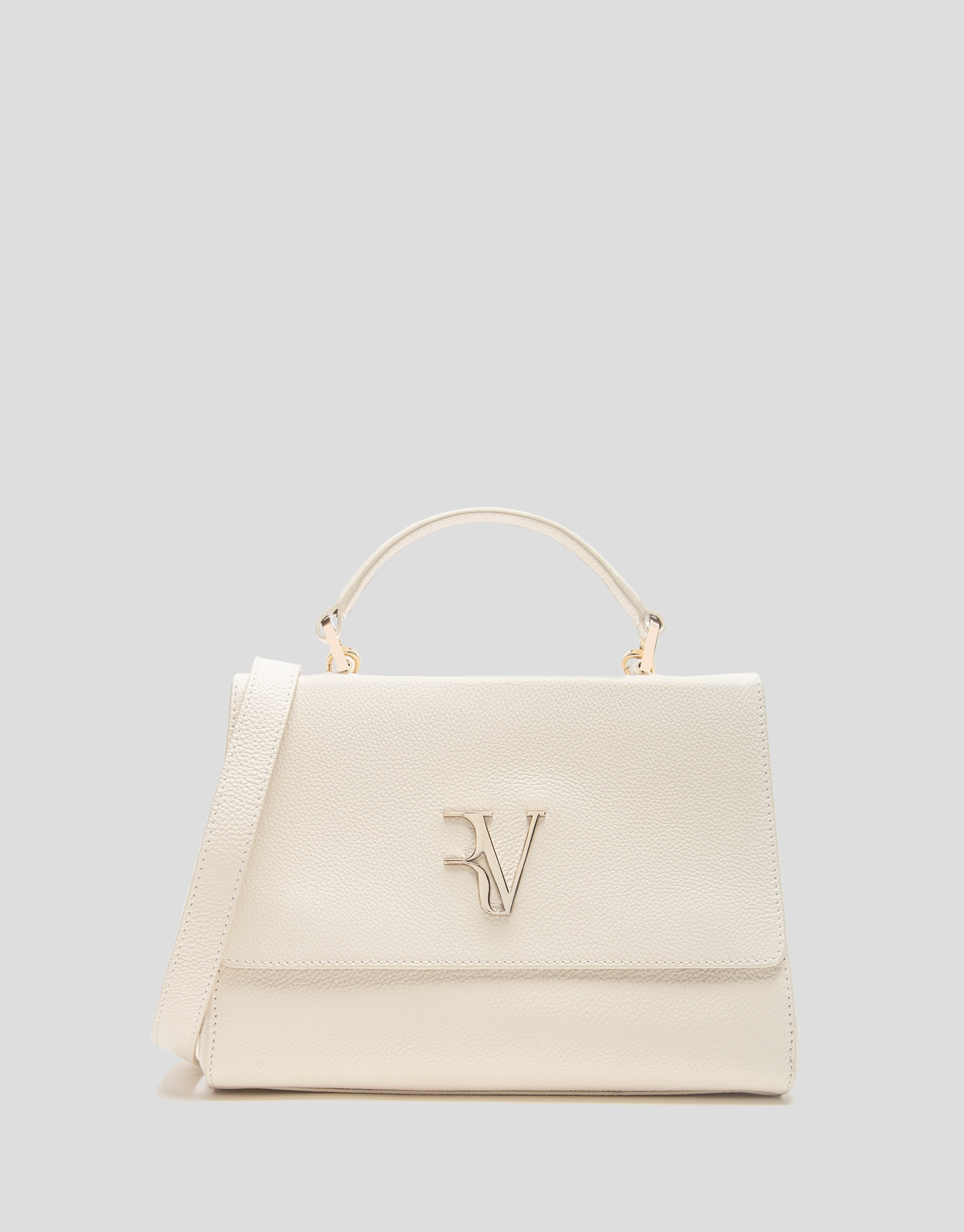 Beige leather Alice Midi handbag