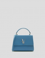 Blue leather Alice Mini handbag