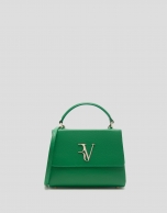 Green leather Alice Mini handbag