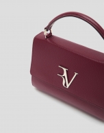 Burgundy leather Alice Mini handbag