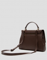 Brown leather Alice Maxi handbag