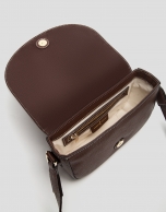 Brown leather Cuca Mini shoulder bag