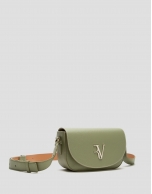 Green leather Cuca Mini shoulder bag