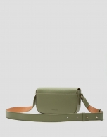 Green leather Cuca Mini shoulder bag