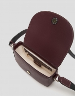 Burgundy leather Cuca Mini shoulder bag