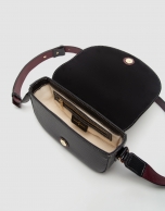 Black leather Cuca Mini shoulder bag