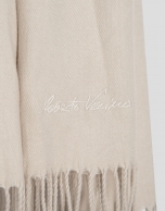 Beige foulard with soft collar