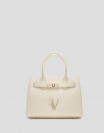 Satchel Mini Millie ivory leather