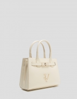 Satchel Mini Millie ivory leather