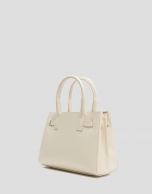 Satchel Mini Millie ivory leather