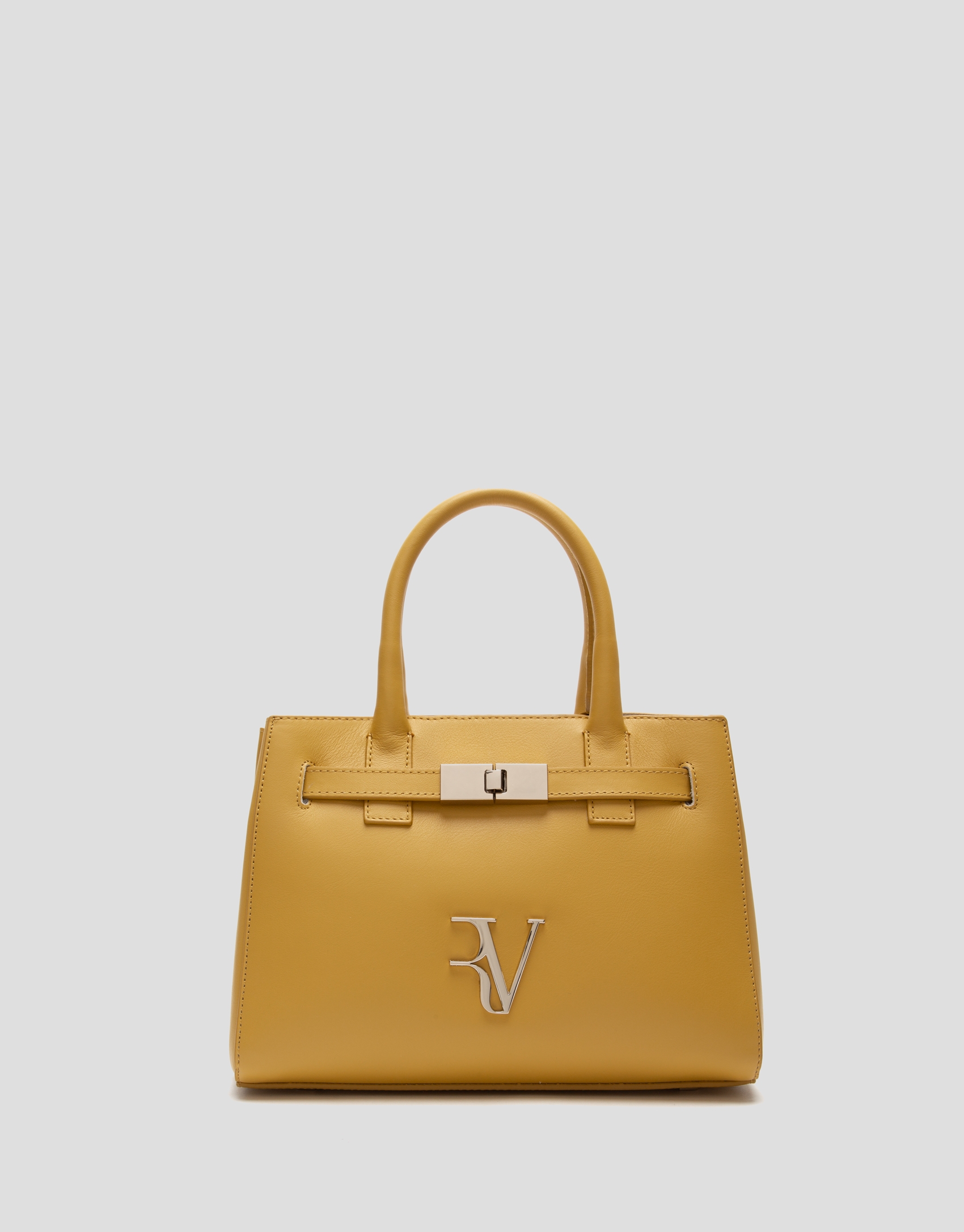 Bolso Satchel Mini Millie piel amarillo