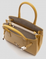 Bolso Satchel Mini Millie piel amarillo