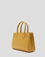 Bolso Satchel Mini Millie piel amarillo