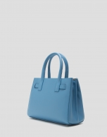 Satchel Mini Millie blue leather