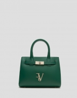 Bolso Satchel Mini Millie piel verde