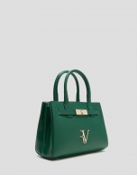 Bolso Satchel Mini Millie piel verde