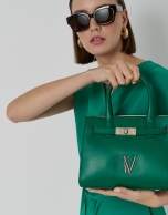 Bolso Satchel Mini Millie piel verde