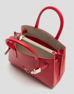 Bolso Satchel Mini Millie piel rojo