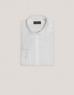 White twill dress shirt