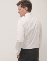 White slim fit dress shirt