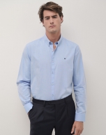 Light blue Oxford sport shirt