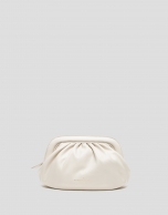 Off-white mini leather Úrsula handbag