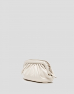 Off-white mini leather Úrsula handbag