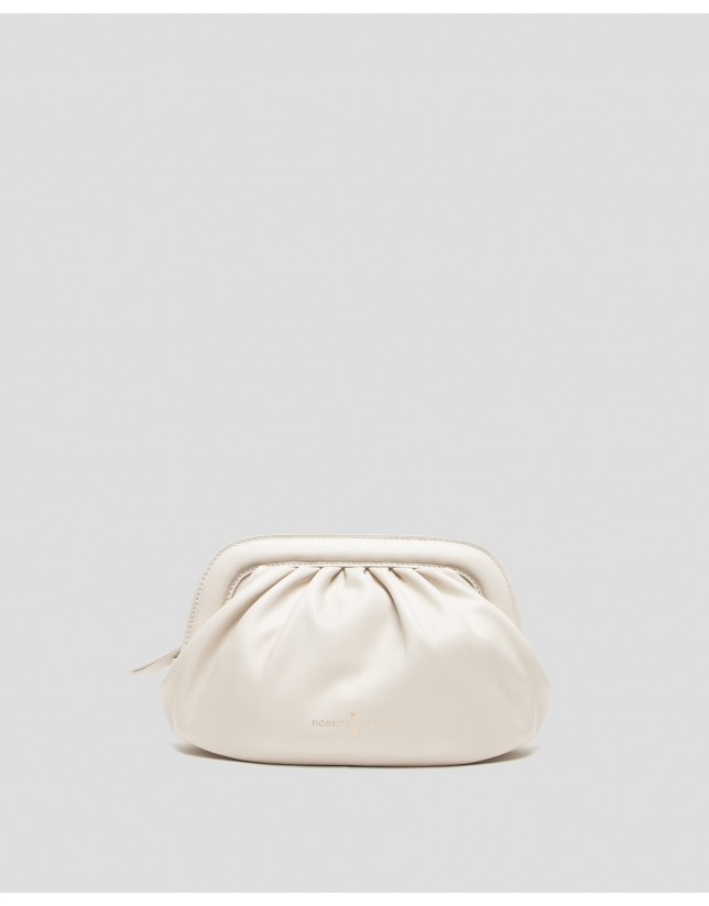 Bolso de mano Úrsula mini piel crudo