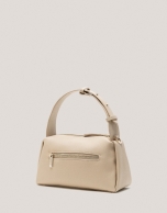 Bolso de mano Margot Mini piel beige