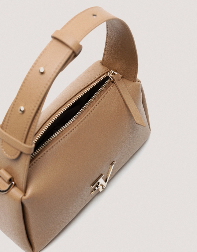 Camel leather Margot Mini handbag