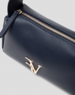 Navy blue leather Margot Mini handbag