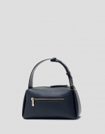 Navy blue leather Margot Mini handbag