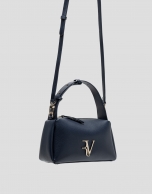 Navy blue leather Margot Mini handbag