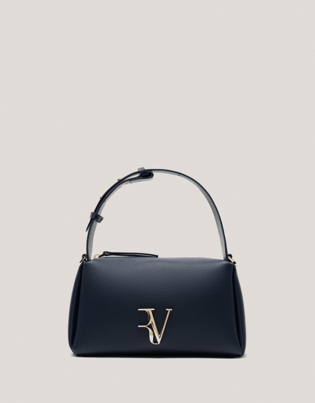 Navy blue leather Margot Mini handbag