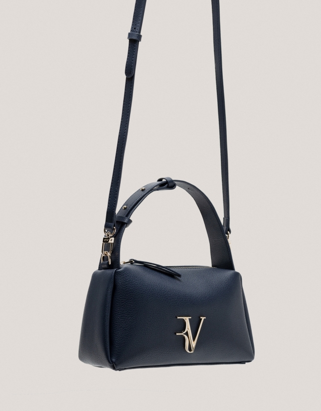 Navy blue leather Margot Mini handbag