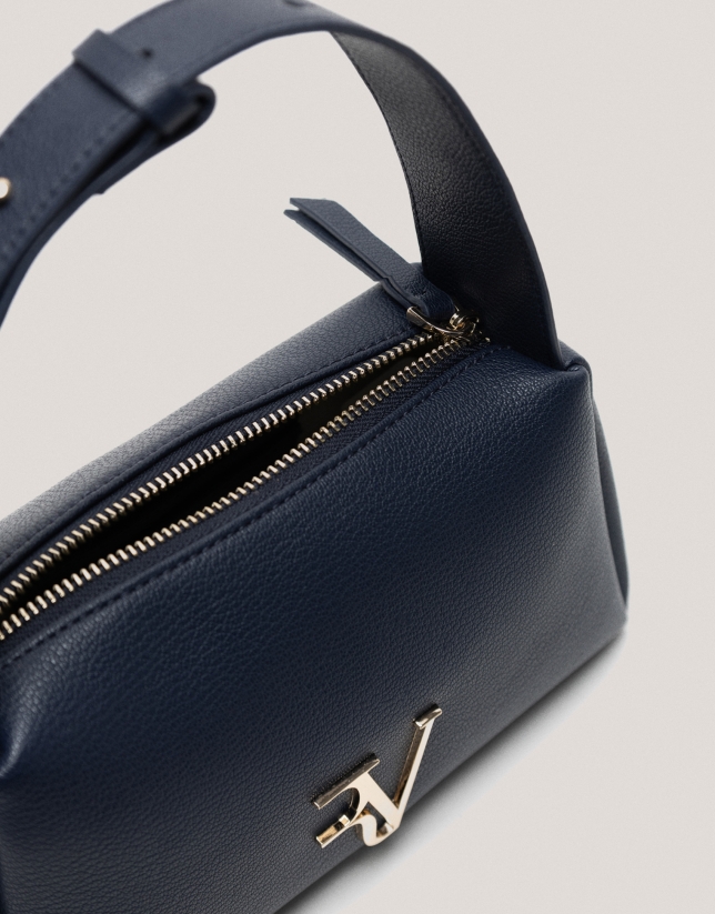 Navy blue leather Margot Mini handbag