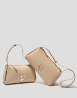 Beige leather Margot Shoulder bag