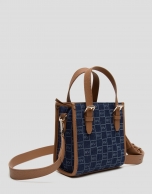 Denim Linda Mini Satchel handbag