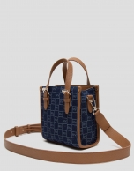 Denim Linda Mini Satchel handbag