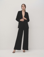 Pantalon palazzo negro