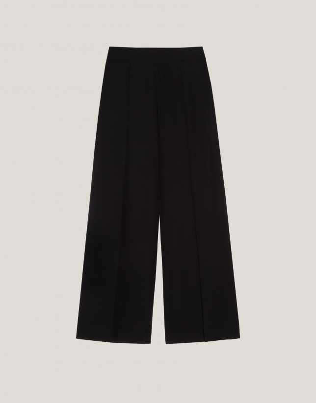 Black palazzo trousers