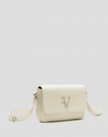 Bolso bandolera Sun piel beige