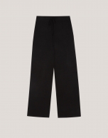 Pantalón jogger punto negro