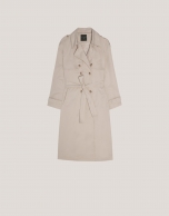 Classic beige raincoat