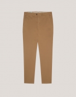 Cámel dyed fine twill chinos