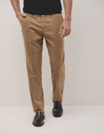 Camel wool trousers