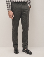 Charcoal grey wool trousers