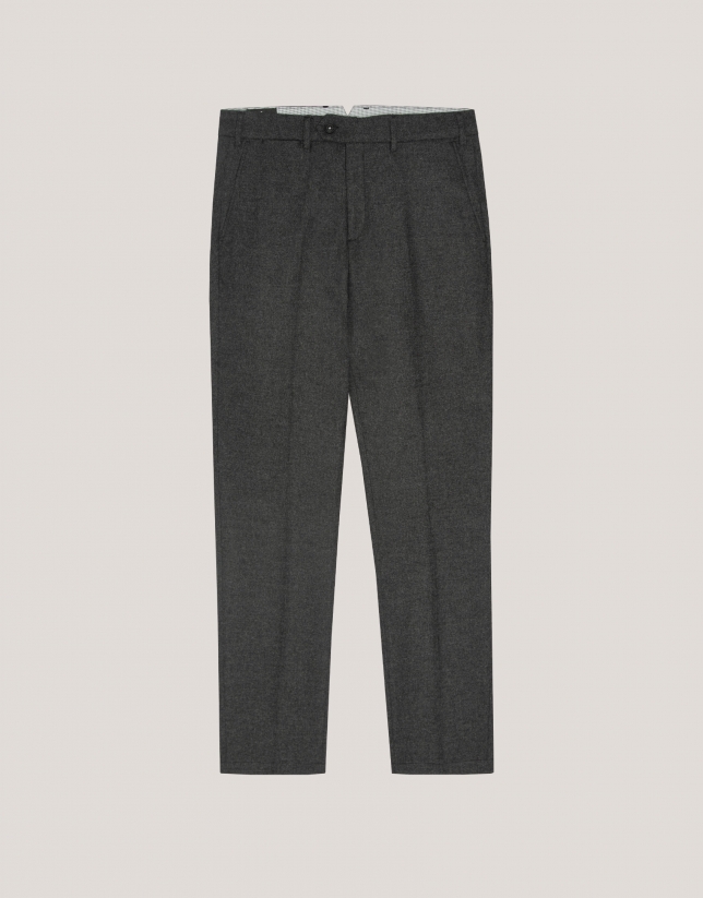 Charcoal grey wool trousers